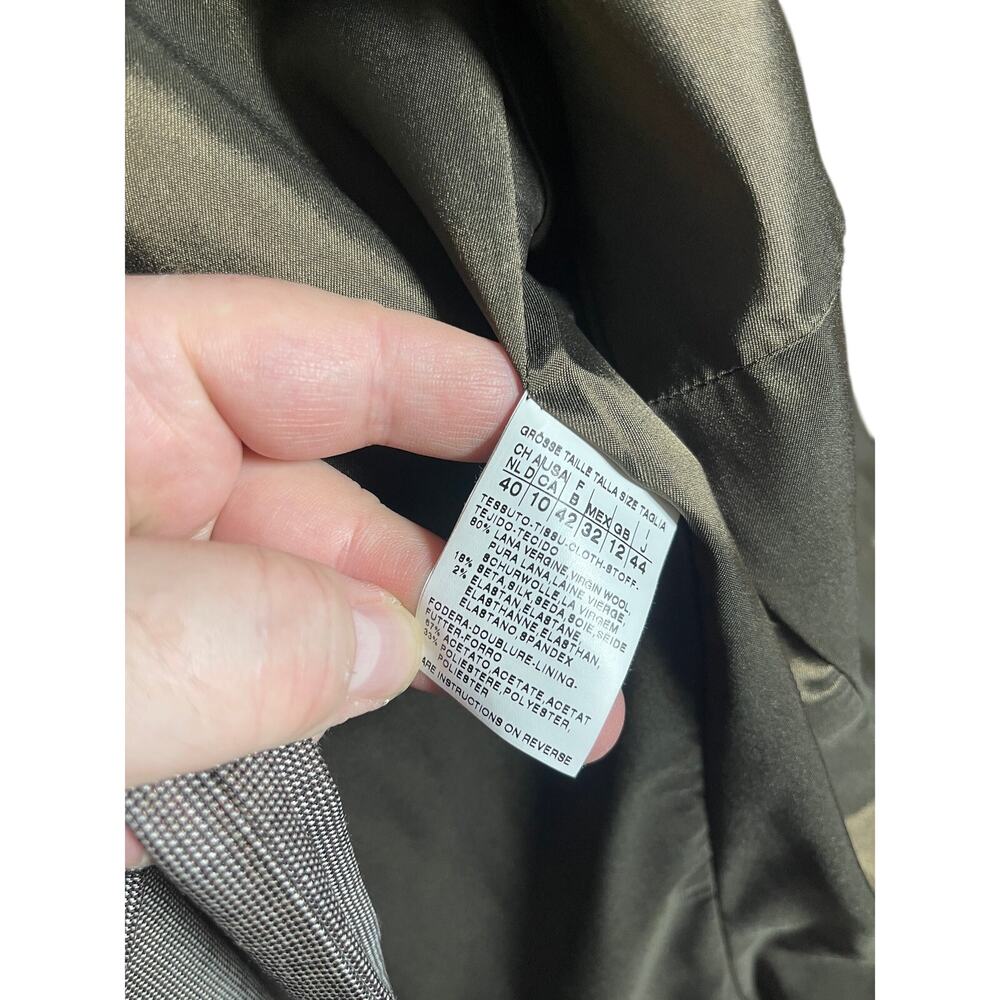 NWT MAX MARA Made in Italy Women’s Belted Convertible Brown Blazer - Picture 6 of 7